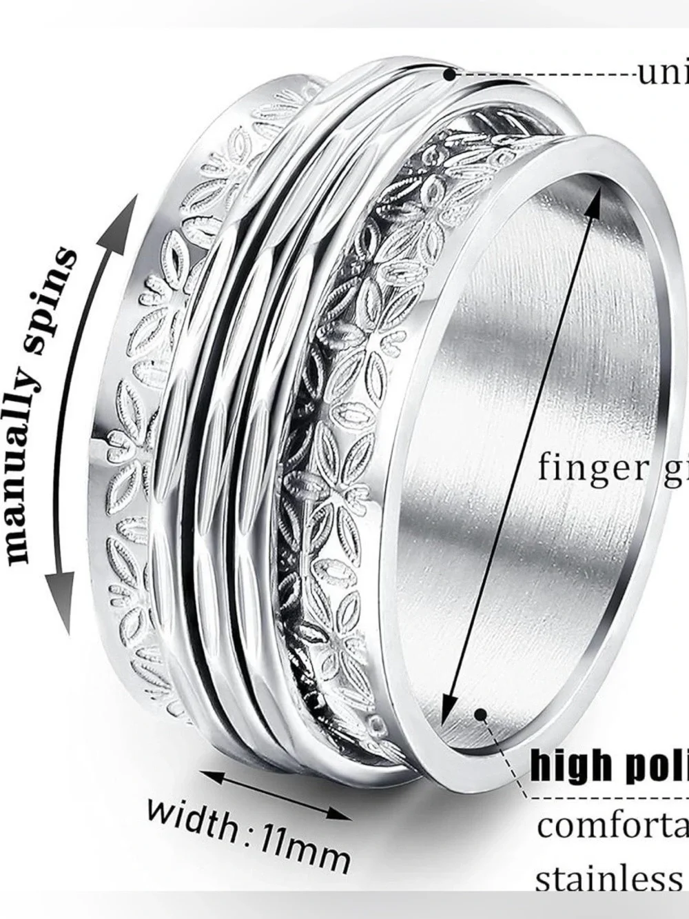 Anthropologie polished silver